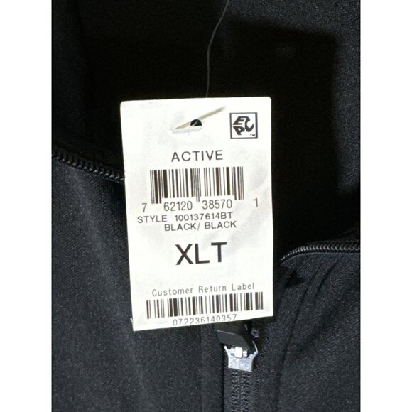 Ideology Men's Reg Fit Moisture-Wicking Knit Jacket, Black, Size XLT, NWT - Picture 4 of 5